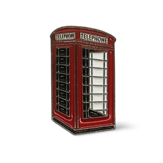Iconic London Red Telephone Box Metal Sticker
