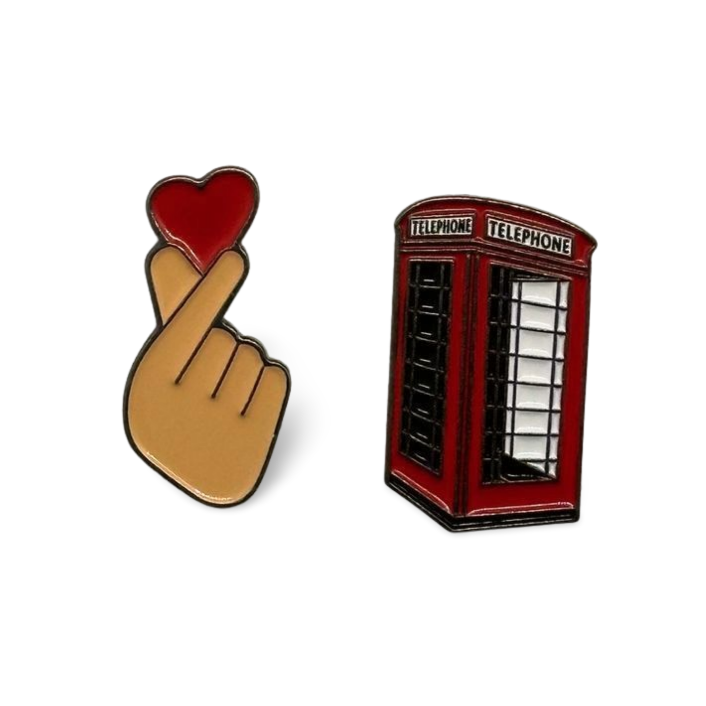 Iconic London Red Telephone Box Metal Sticker