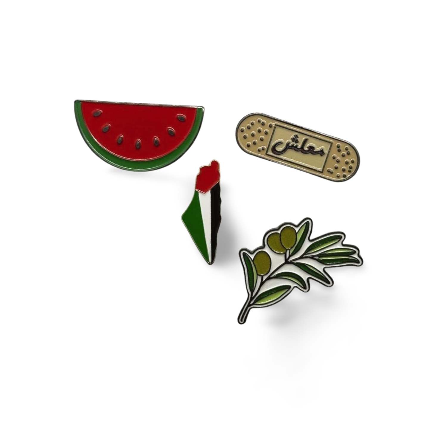 Palestine Watermelon Metal Sticker