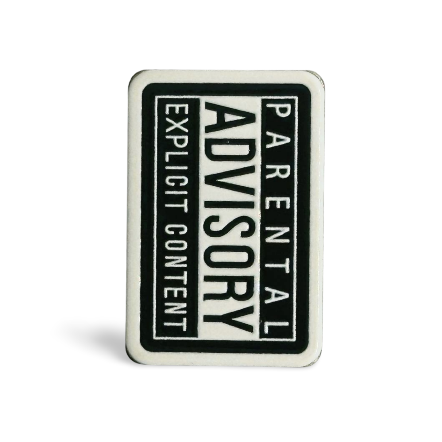 Parental Advisory Metal Sticker