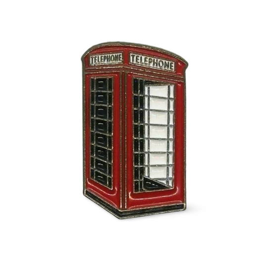 Iconic London Red Telephone Box Metal Sticker