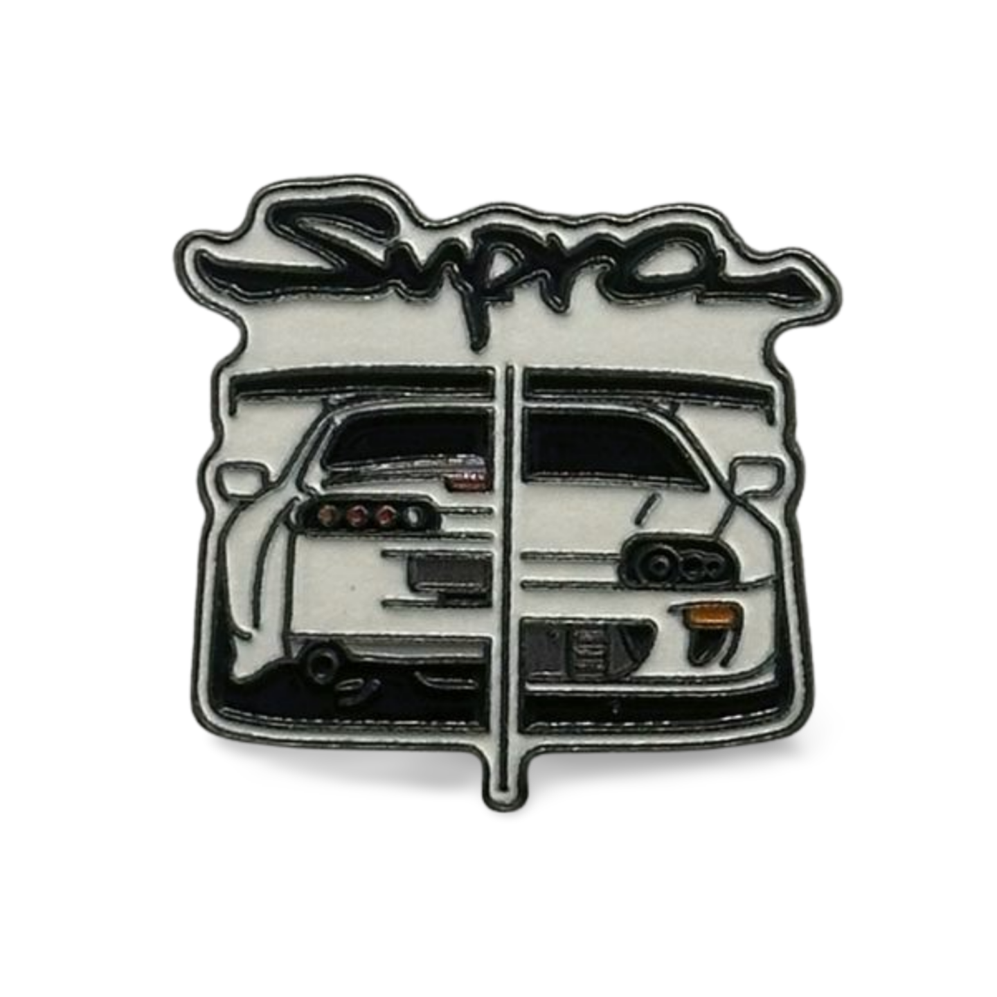 Toyota Supra Metal Sticker