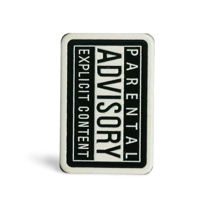 Parental Advisory Metal Sticker