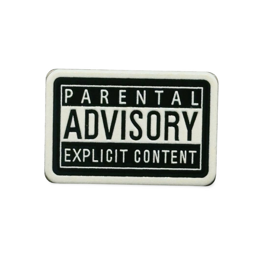 Parental Advisory Metal Sticker